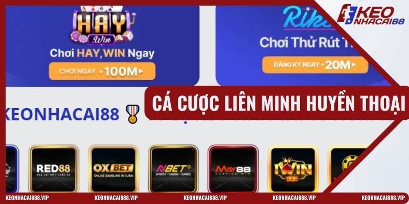 Cá cược Liên Minh Huyền Thoại