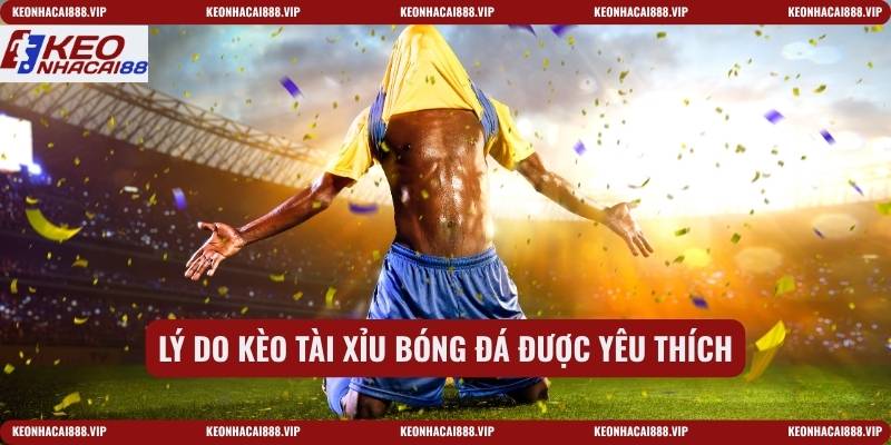 Lý do kèo tài xỉu bóng đá được yêu thích